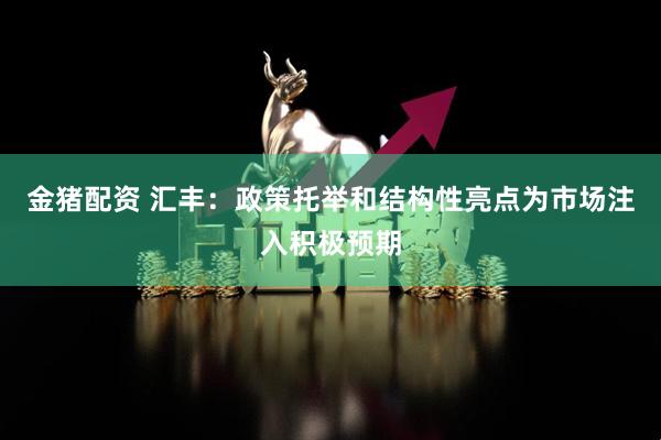 金猪配资 汇丰：政策托举和结构性亮点为市场注入积极预期